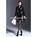 Elegant Married women lace embroidery trench long wind coat China factory OEM supply manufacturer